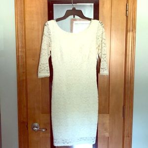 White lace dress!